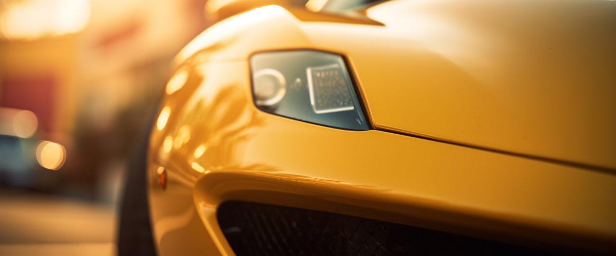 Lamborghini kuning elegan untuk disewa di Jakarta