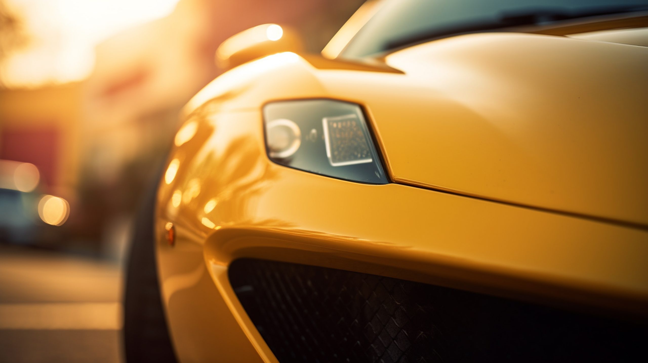Lamborghini kuning elegan untuk disewa di Jakarta